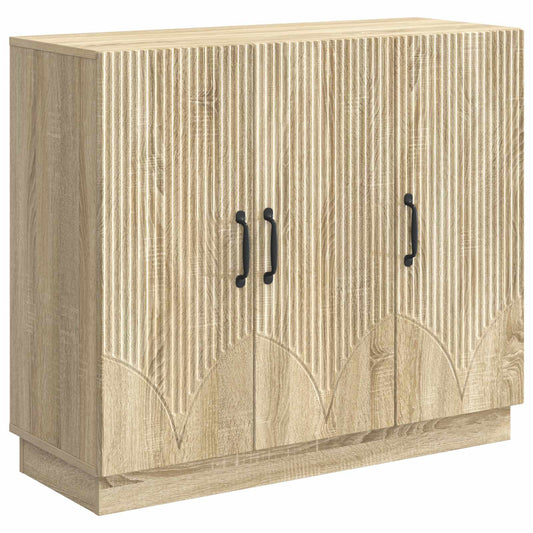 Sideboard Sonoma-ek 89 x 34,5 x 77 cm Konstruerat trä