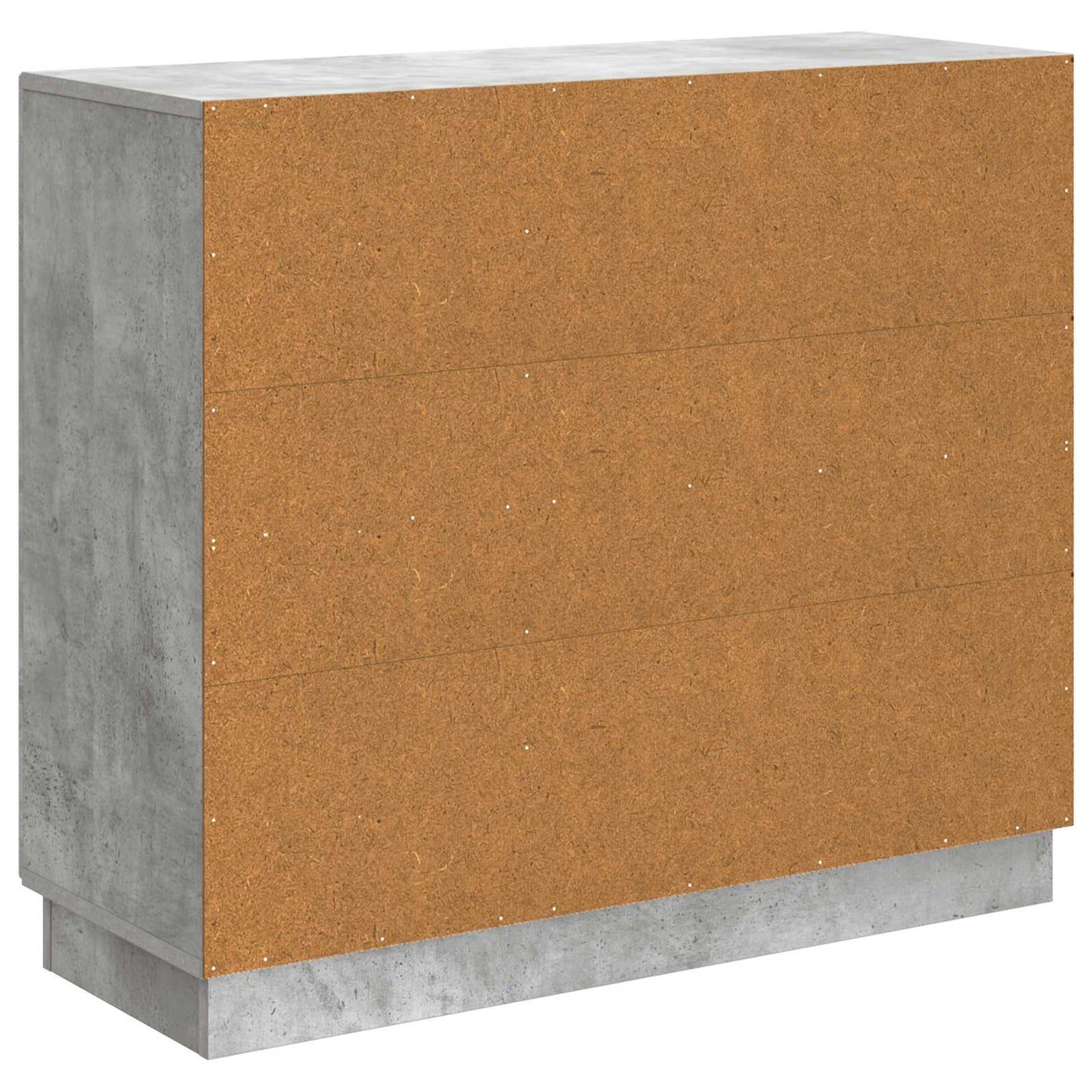 Sideboard Betonggrå 89 x 34,5 x 77 cm Konstruerat trä