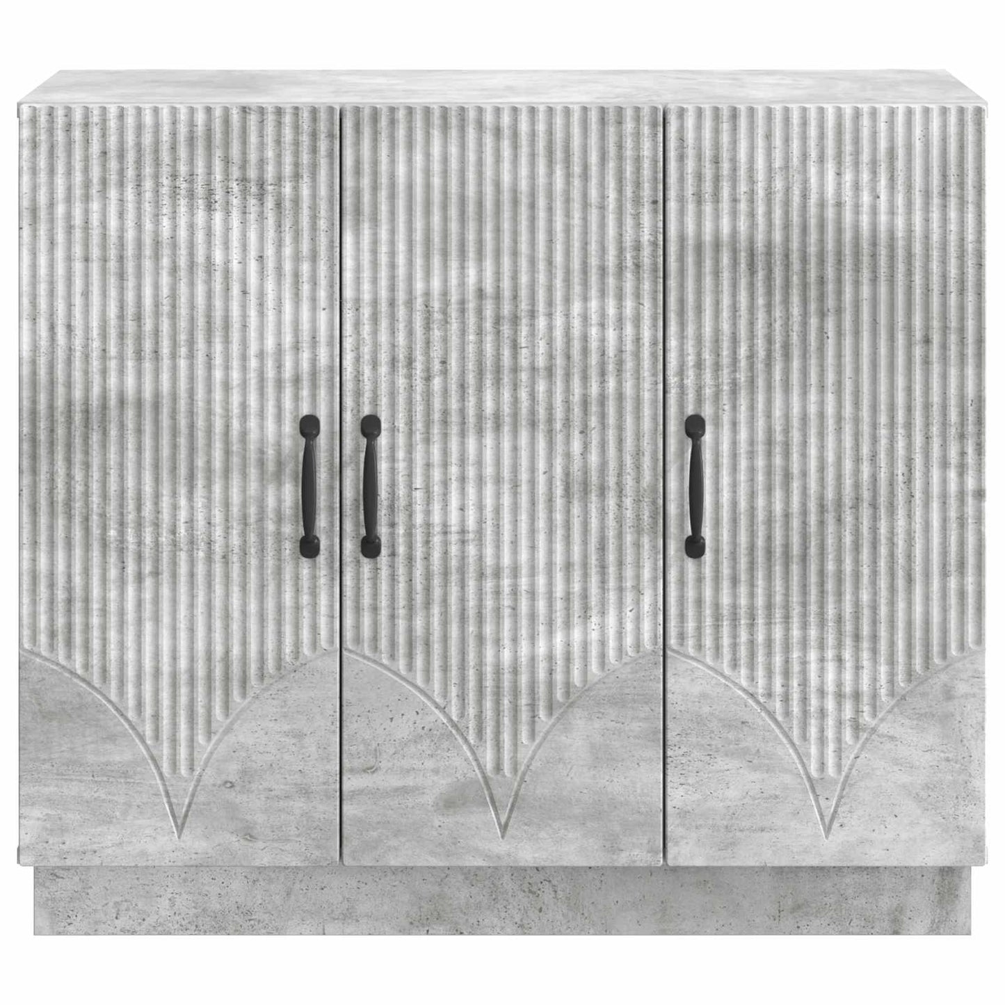 Sideboard Betonggrå 89 x 34,5 x 77 cm Konstruerat trä
