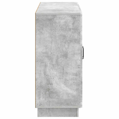 Sideboard Betonggrå 89 x 34,5 x 77 cm Konstruerat trä