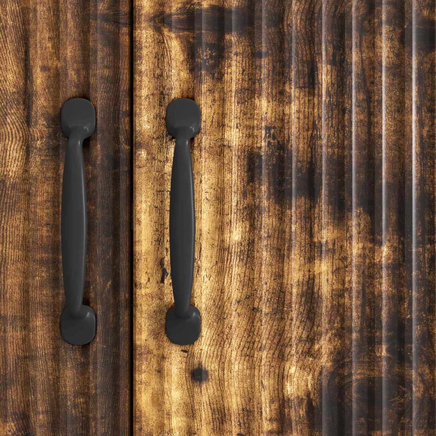 Sideboard Rökt ek 89 x 34,5 x 77 cm Konstruerat trä