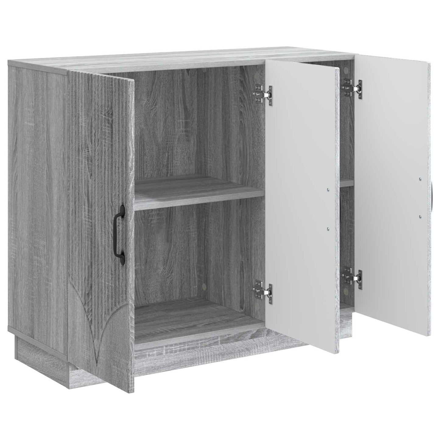 Sideboard Grå sonoma-ek 89 x 34,5 x 77 cm Konstruerat trä