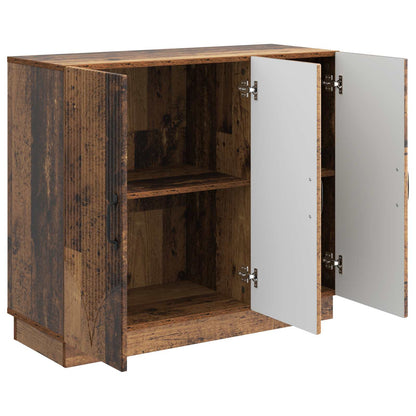 Sideboard Gammalt trä 89 x 34,5 x 77 cm Konstruerat trä