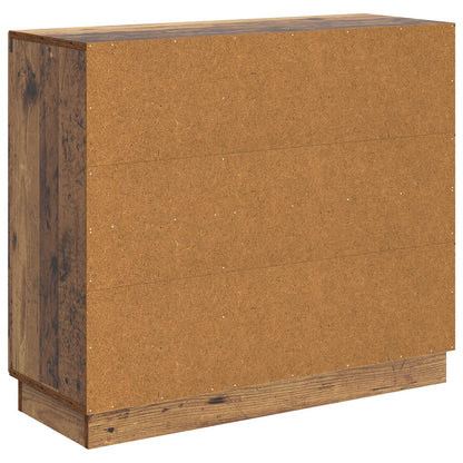 Sideboard Gammalt trä 89 x 34,5 x 77 cm Konstruerat trä