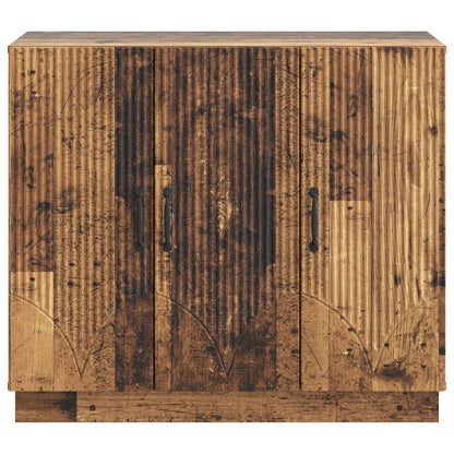 Sideboard Gammalt trä 89 x 34,5 x 77 cm Konstruerat trä