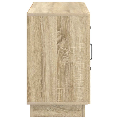 Sideboard med låda Sonoma-ek 89 x 34,5 x 57 cm Konstruerat trä