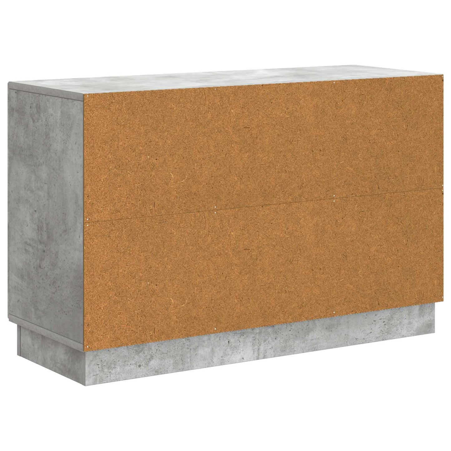Sideboard med låda Betonggrå 89 x 34,5 x 57 cm Konstruerat trä