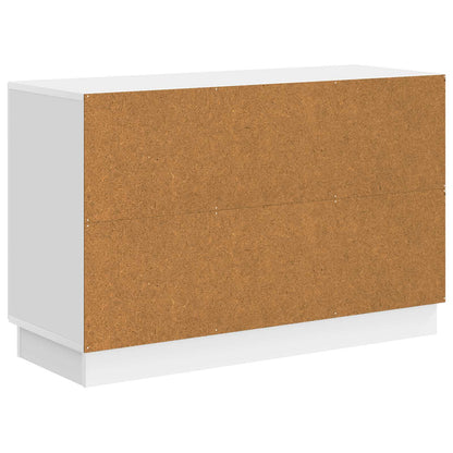 Sideboard Vit högglans 89 x 34,5 x 57 cm Konstruerat trä