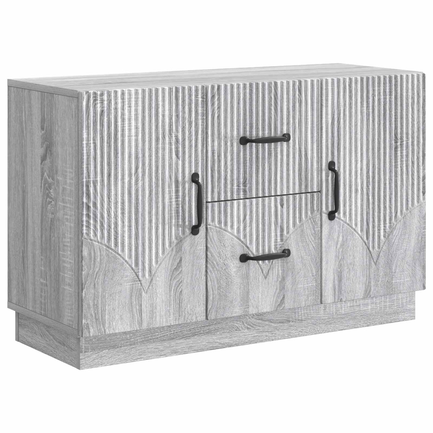Sideboard Grå sonoma-ek 89 x 34,5 x 57 cm Konstruerat trä