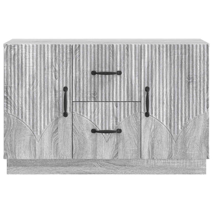 Sideboard Grå sonoma-ek 89 x 34,5 x 57 cm Konstruerat trä