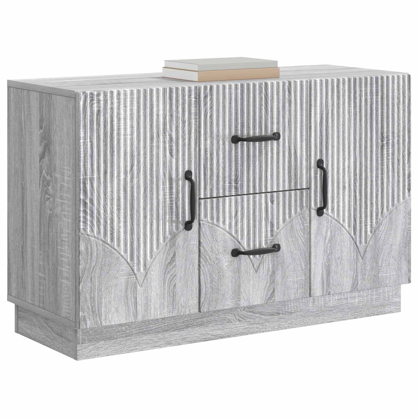 Sideboard Grå sonoma-ek 89 x 34,5 x 57 cm Konstruerat trä