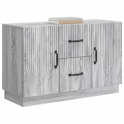 Sideboard Grå sonoma-ek 89 x 34,5 x 57 cm Konstruerat trä