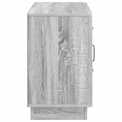 Sideboard Grå sonoma-ek 89 x 34,5 x 57 cm Konstruerat trä