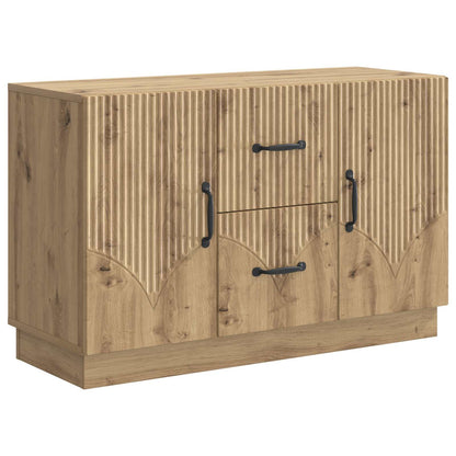 Sideboard med låda Artisan-ek 89 x 34,5 x 57 cm Konstruerat trä