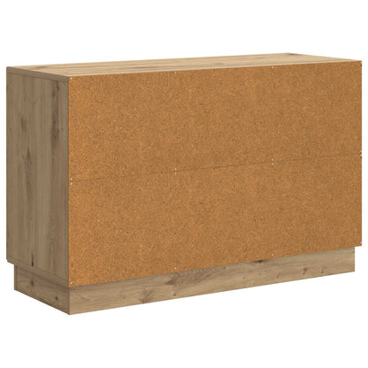 Sideboard med låda Artisan-ek 89 x 34,5 x 57 cm Konstruerat trä