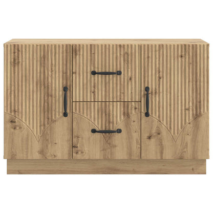 Sideboard med låda Artisan-ek 89 x 34,5 x 57 cm Konstruerat trä