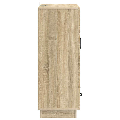 Sideboard med låda Sonoma-ek 66 x 34,5 x 92 cm Konstruerat trä
