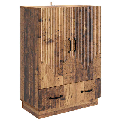 Sideboard Gammalt trä 66 x 34,5 x 92 cm Konstruerat trä