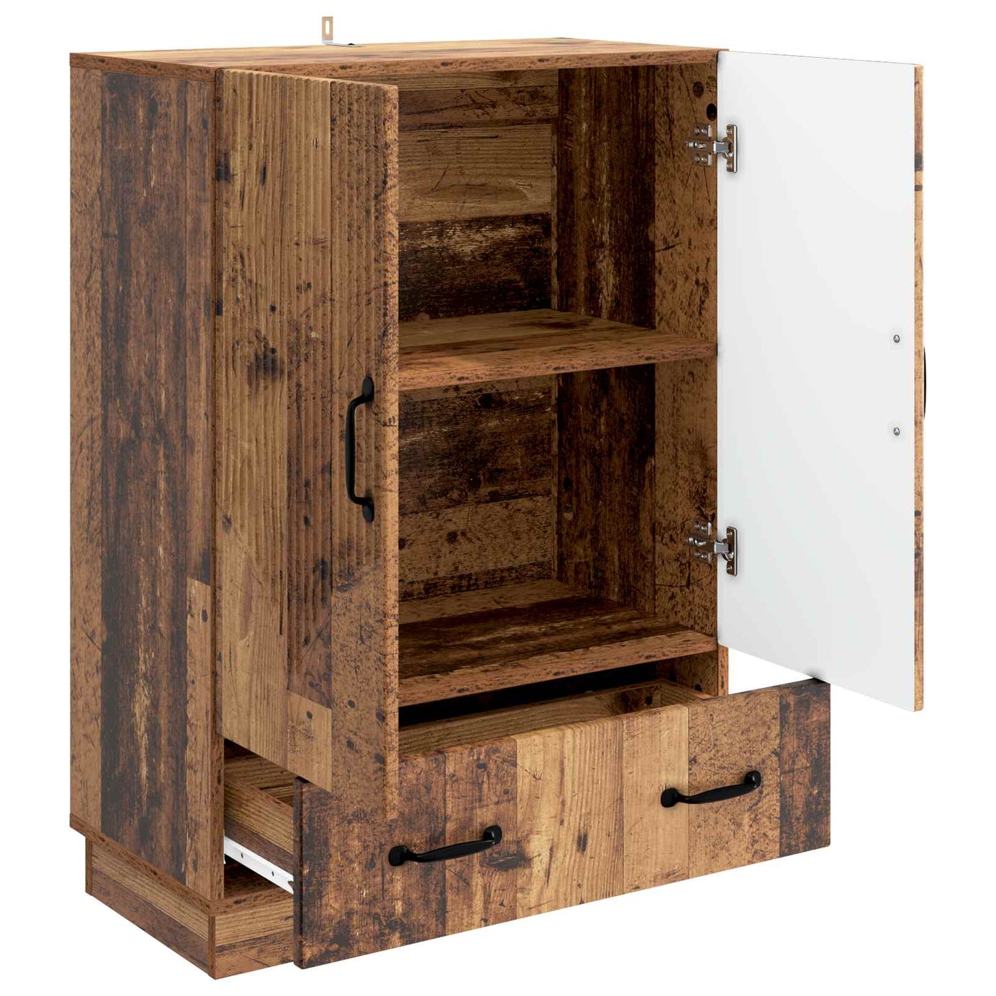 Sideboard Gammalt trä 66 x 34,5 x 92 cm Konstruerat trä