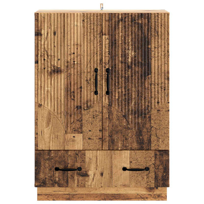 Sideboard Gammalt trä 66 x 34,5 x 92 cm Konstruerat trä