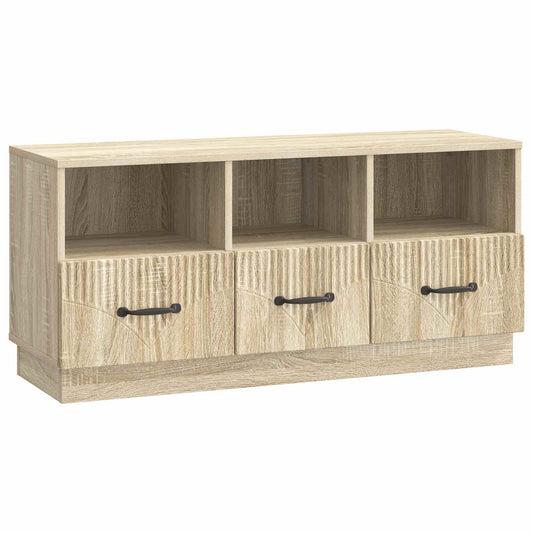 TV-skåp med låda Sonoma-ek 102 x 34,5 x 47 cm Konstruerat trä