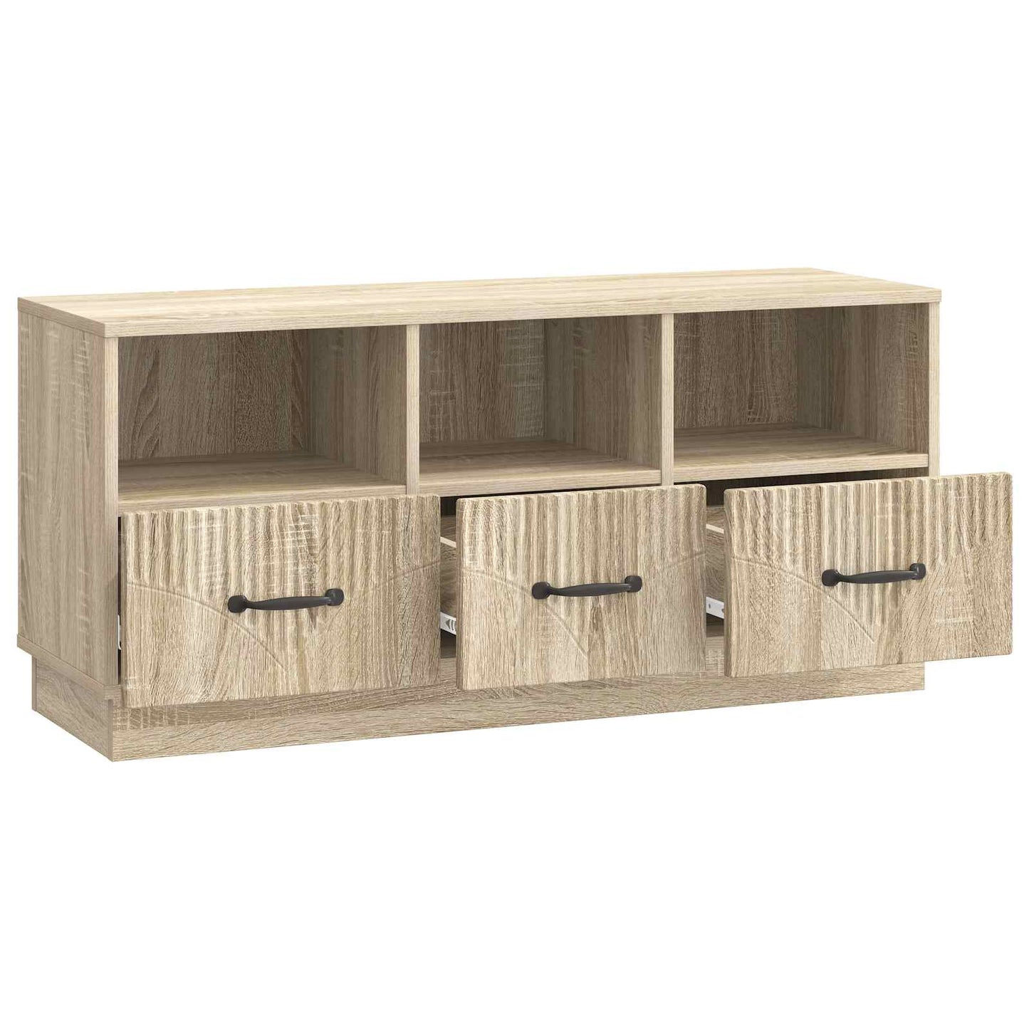 TV-skåp med låda Sonoma-ek 102 x 34,5 x 47 cm Konstruerat trä