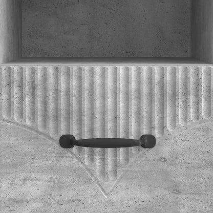 TV-skåp med låda Betonggrå 102 x 34,5 x 47 cm Konstruerat trä