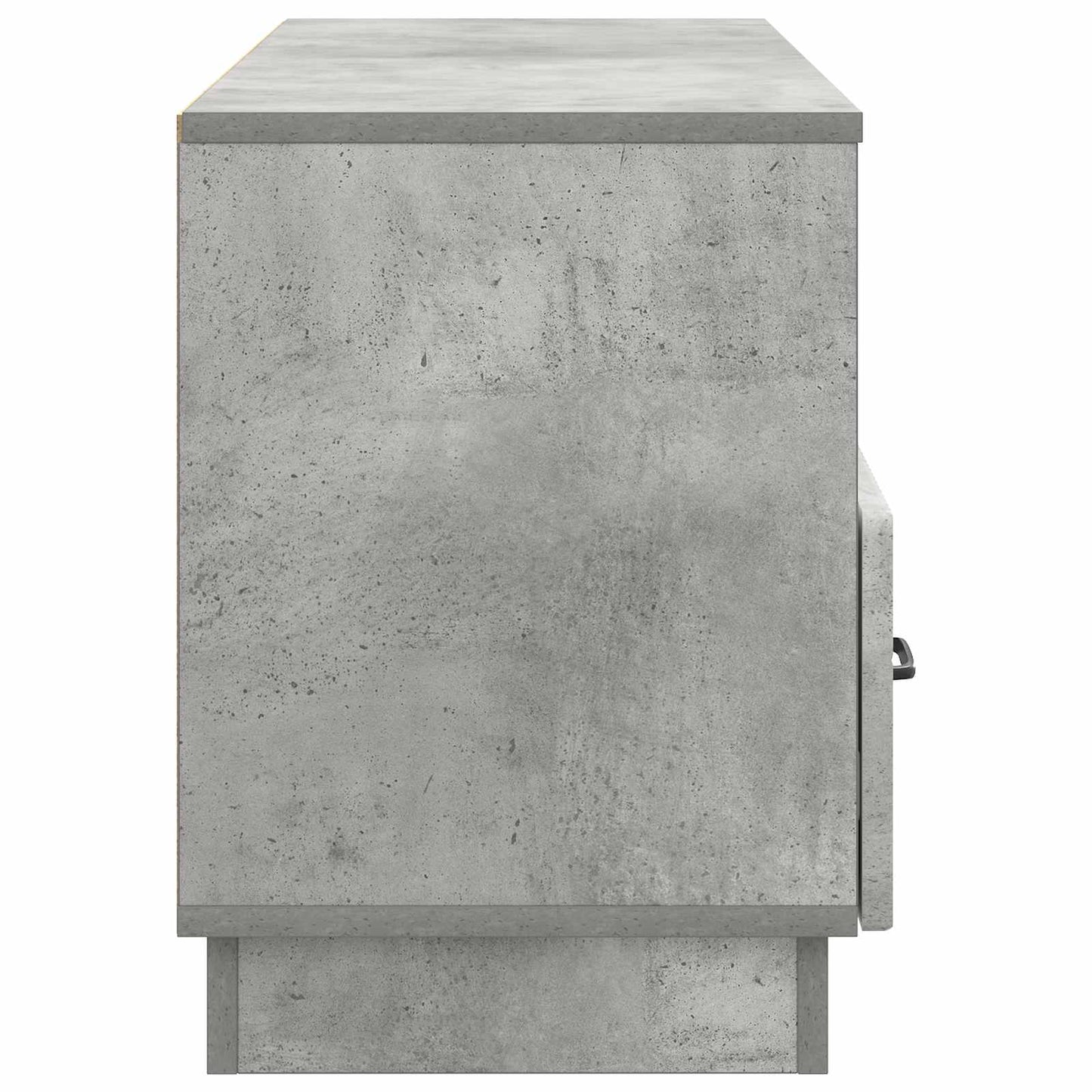 TV-skåp med låda Betonggrå 102 x 34,5 x 47 cm Konstruerat trä