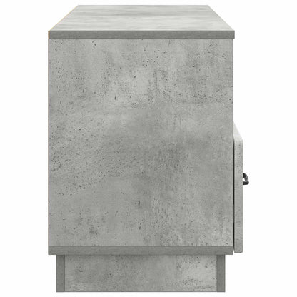 TV-skåp med låda Betonggrå 102 x 34,5 x 47 cm Konstruerat trä