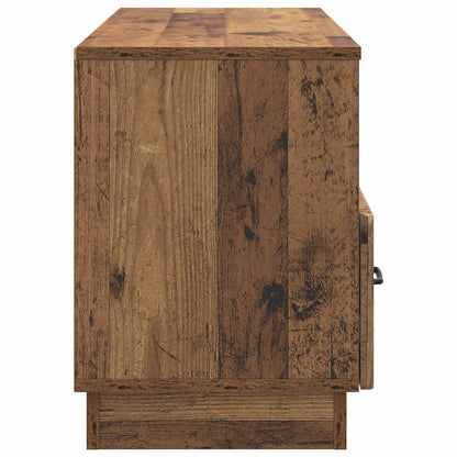 TV-skåp med låda Gammalt trä 102 x 34,5 x 47 cm Konstruerat trä