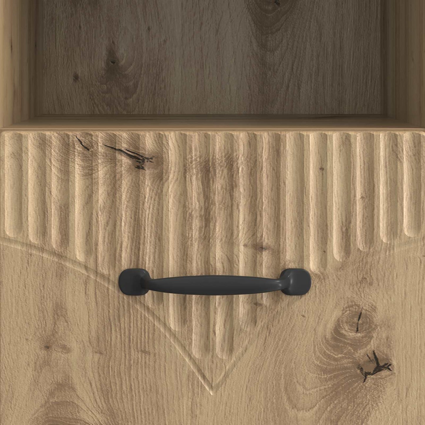 TV-skåp med låda Artisan-ek 102 x 34,5 x 47 cm Konstruerat trä