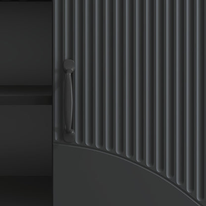 TV-skåp Svart 150 x 31 x 47 cm Konstruerat trä