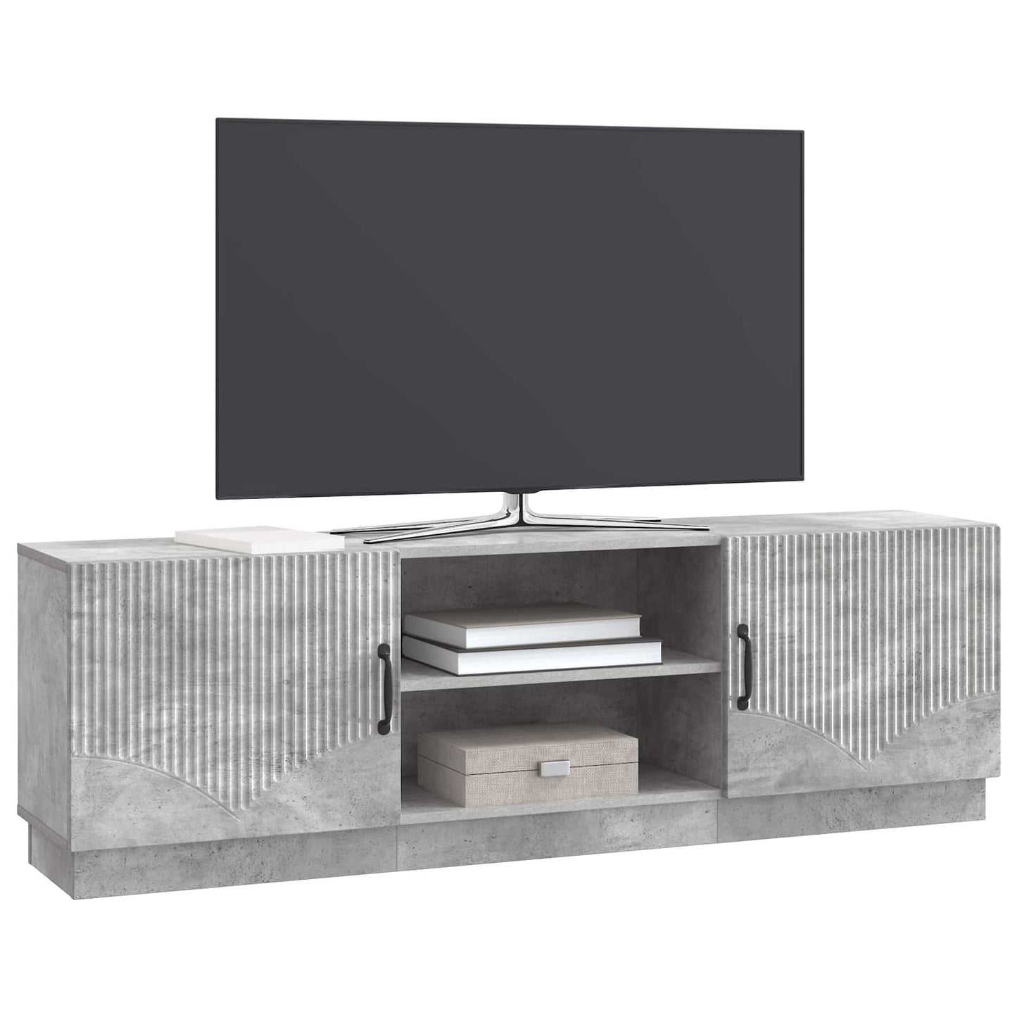 TV-skåp Betonggrå 150 x 31 x 47 cm Konstruerat trä
