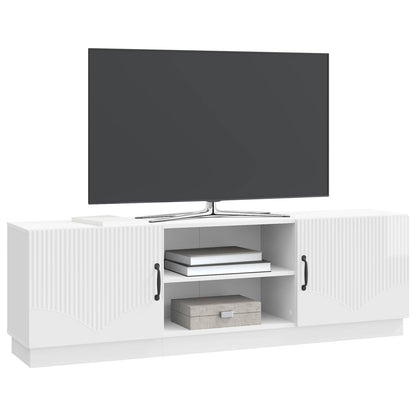 TV-skåp Vit högglans 150 x 31 x 47 cm Konstruerat trä