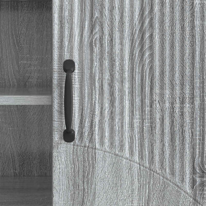 TV-skåp Grå sonoma-ek 150 x 31 x 47 cm Konstruerat trä