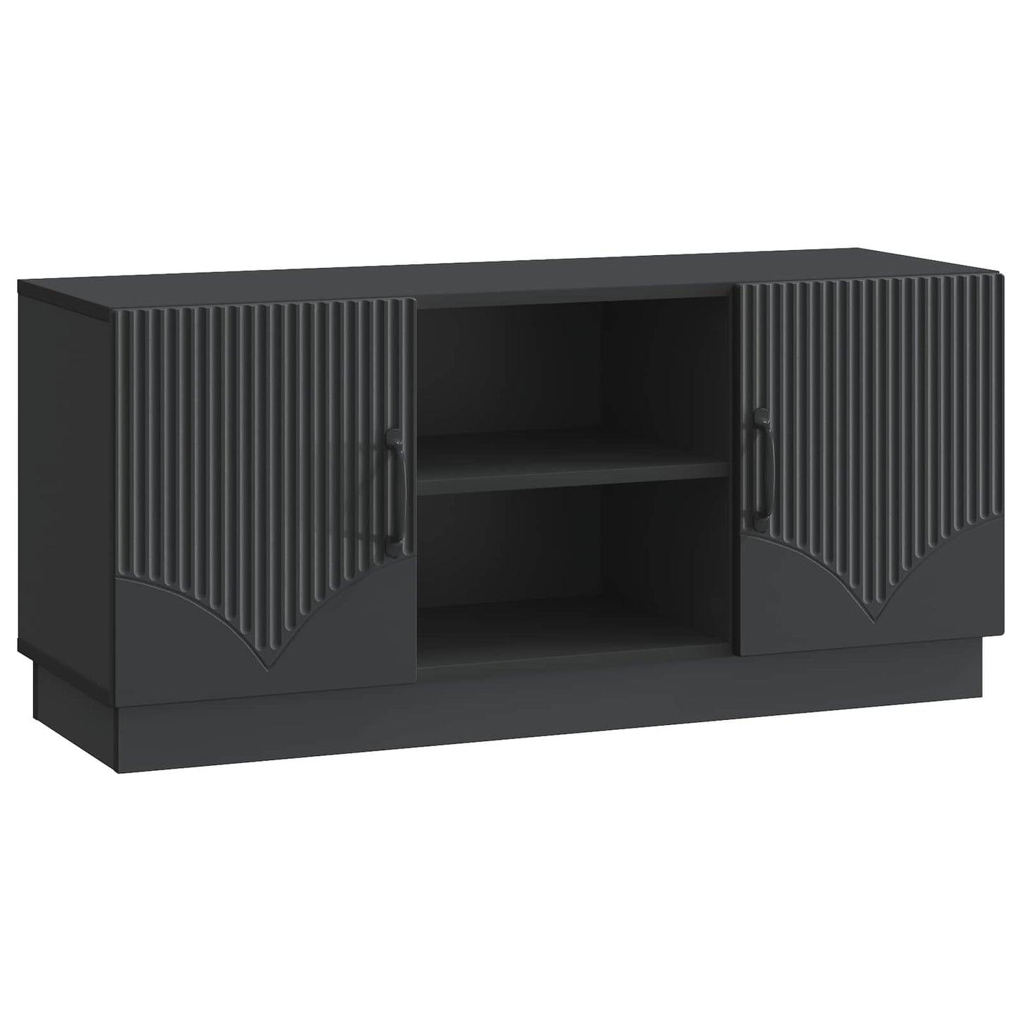 TV-skåp Svart 102 x 34,5 x 47 cm Konstruerat trä
