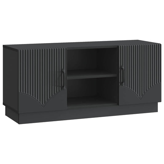 TV-skåp Svart 102 x 34,5 x 47 cm Konstruerat trä