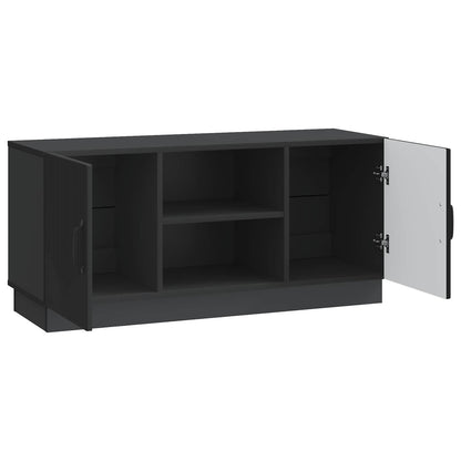 TV-skåp Svart 102 x 34,5 x 47 cm Konstruerat trä