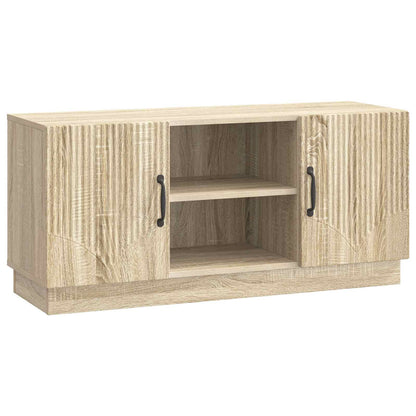TV-skåp Sonoma-ek 102 x 34,5 x 47 cm Konstruerat trä