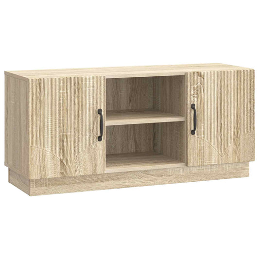 TV-skåp Sonoma-ek 102 x 34,5 x 47 cm Konstruerat trä