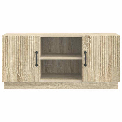 TV-skåp Sonoma-ek 102 x 34,5 x 47 cm Konstruerat trä