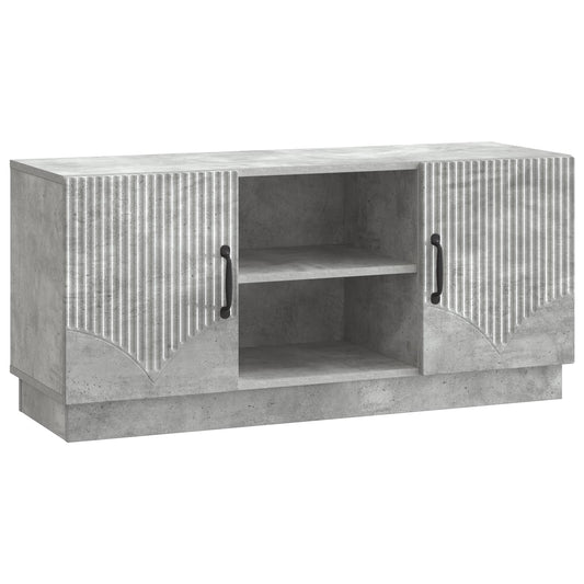 TV-skåp Betonggrå 102 x 34,5 x 47 cm Konstruerat trä