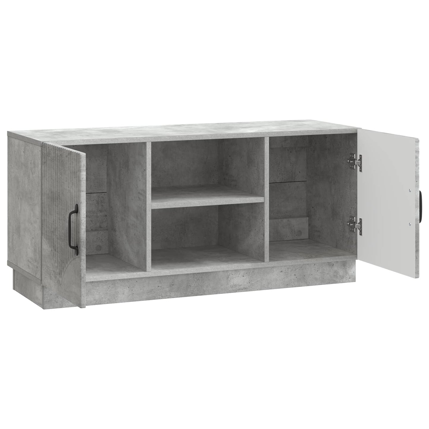 TV-skåp Betonggrå 102 x 34,5 x 47 cm Konstruerat trä