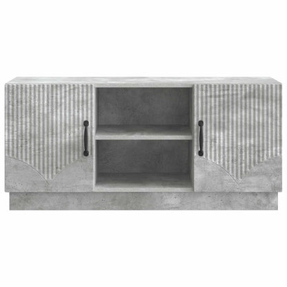 TV-skåp Betonggrå 102 x 34,5 x 47 cm Konstruerat trä