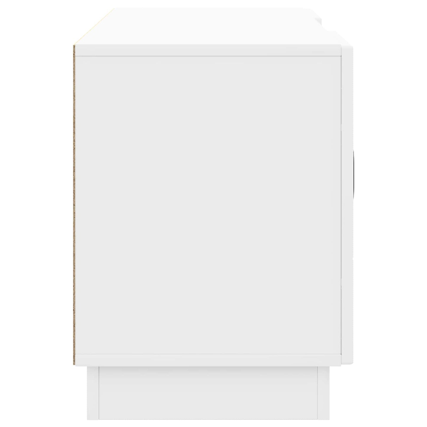 TV-skåp Vit högglans 102 x 34,5 x 47 cm Konstruerat trä