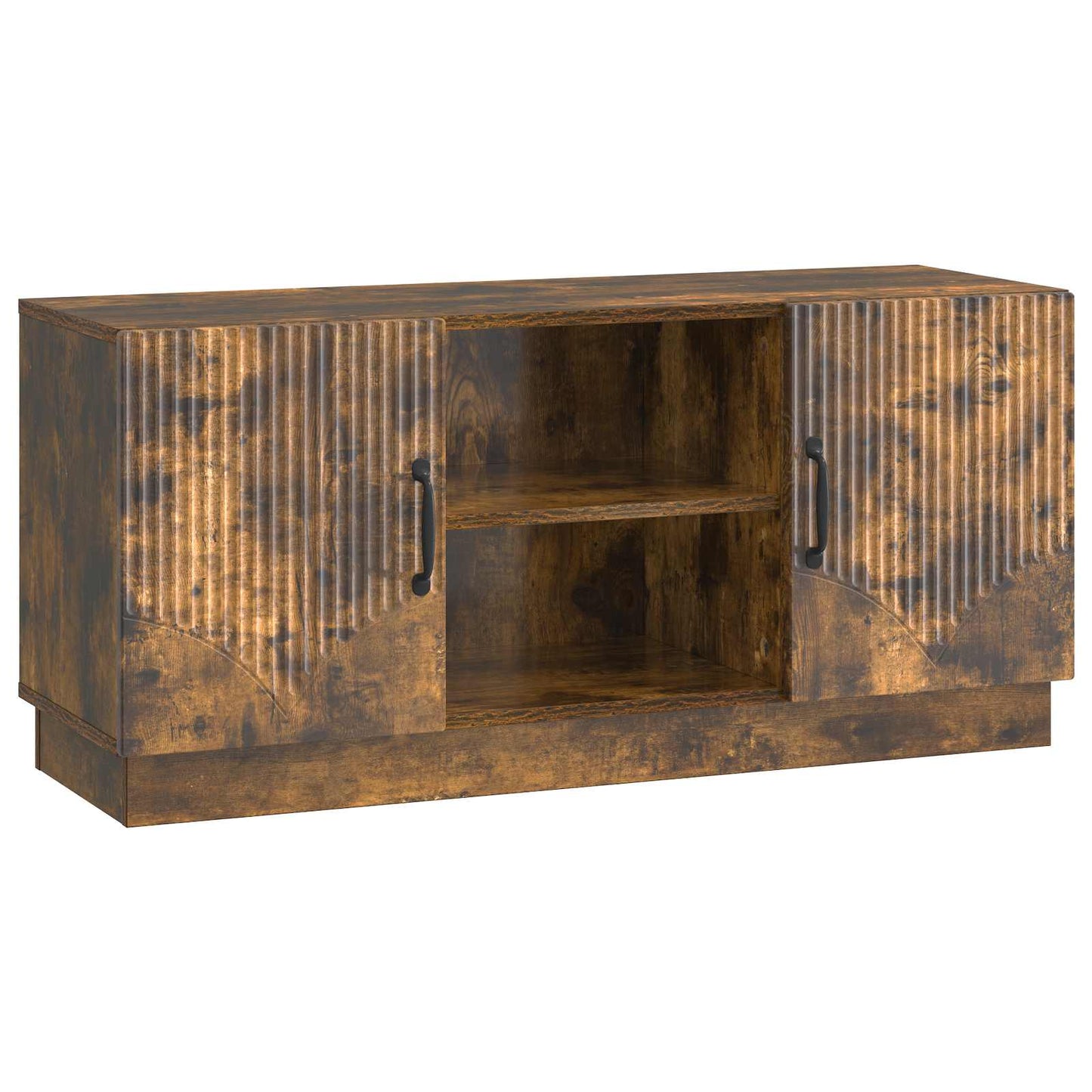 TV-skåp Rökt ek 102 x 34,5 x 47 cm Konstruerat trä