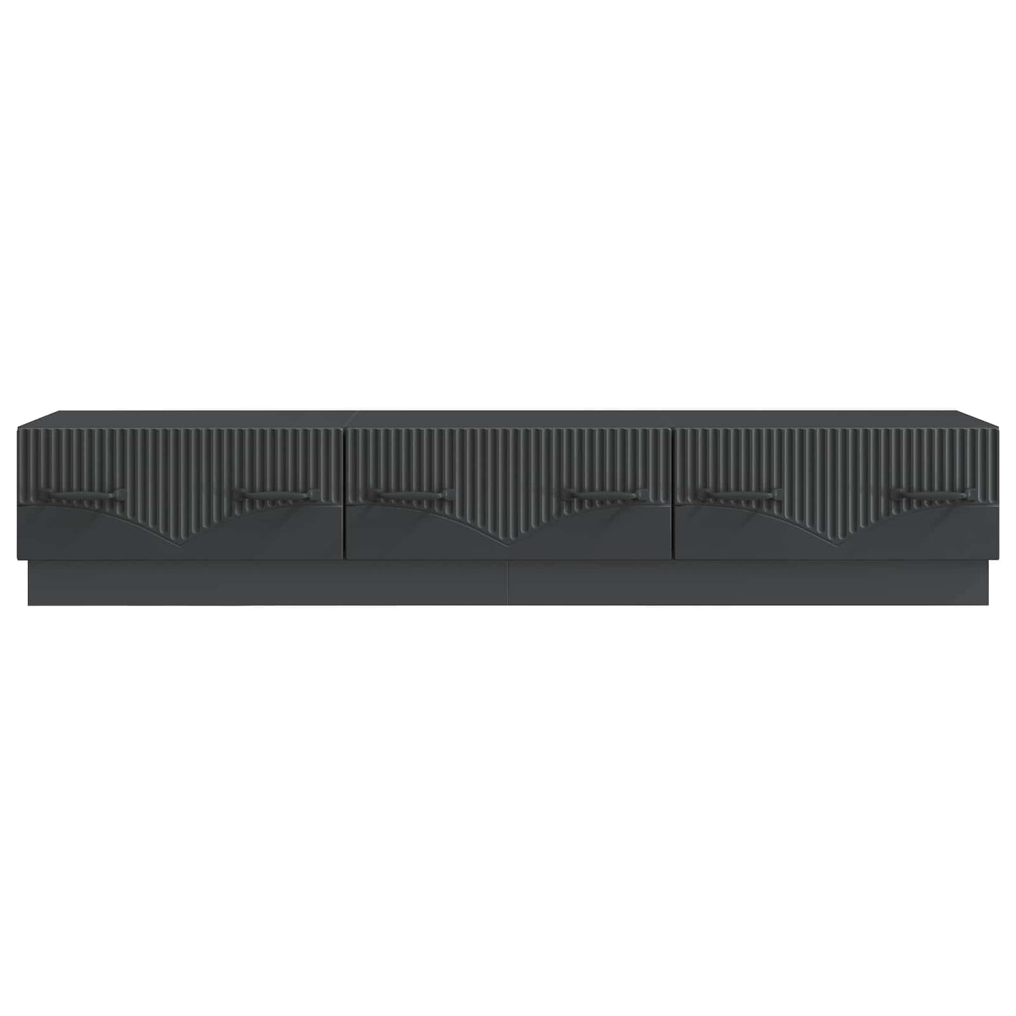 TV-skåp med låda Svart 147 x 34,5 x 27 cm Konstruerat trä