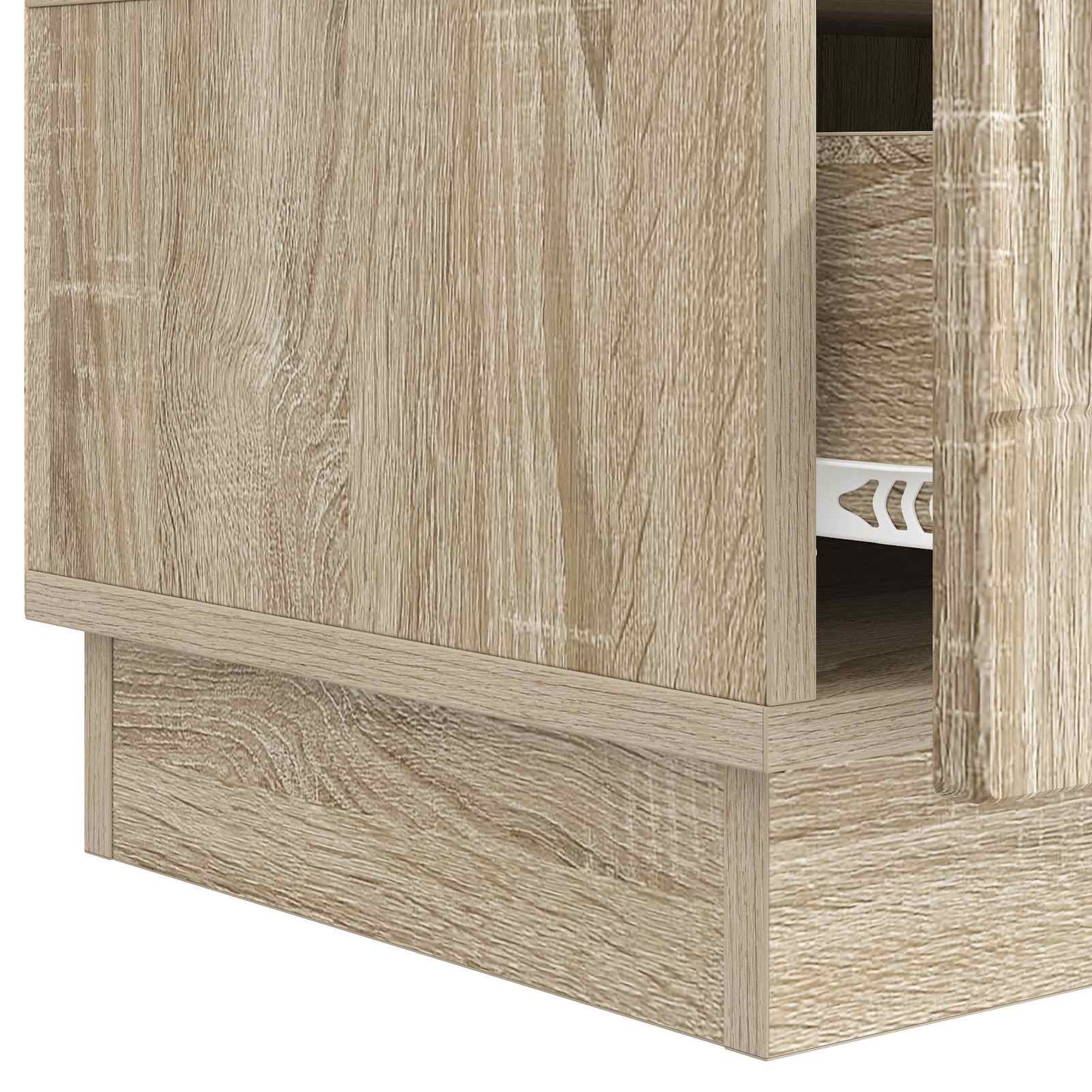TV-skåp med låda Sonoma-ek 147 x 34,5 x 27 cm Konstruerat trä