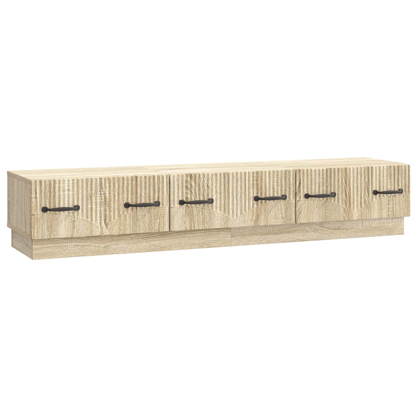 TV-skåp med låda Sonoma-ek 147 x 34,5 x 27 cm Konstruerat trä