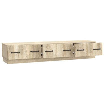 TV-skåp med låda Sonoma-ek 147 x 34,5 x 27 cm Konstruerat trä